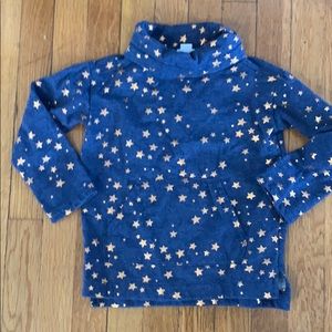Crewcuts rose gold star sweatshirt